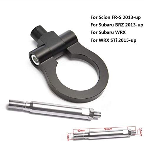 EPMAN EpmanCar Sport Japan Model Trailer Tow Hook Ring Eye Towing Front Rear Aluminum for Subaru BRZ 2013-up TK-RTHLPH016 (Green)