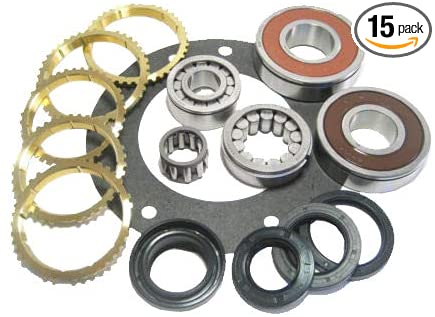 Vital Parts BK163JWS Fits AX15 Jeep & Dodge Manual Transmission Rebuild Kit With Synchro Rings '85-'00