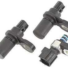 45RFE 545RFE 68RE Transducer Kit,3pcs Updated Pressure Transducer Sensor Set Input Output Transmission Governor Pressure Sensor Transducer