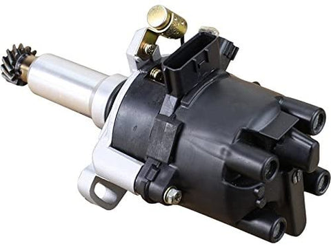 AIP Electronics Heavy Duty Stock Series Complete Electronic Ignition Distributor Compatible Replacement For 1994-1998 Nissan 240sx 2.4L KA24DE From 02/94 Oem Fit D70F10-SS