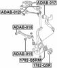 4E0407181B / 4E0407181B - Arm Bushing Rear Lower Arm For VW Volkswagon