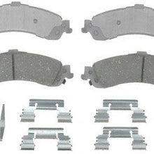 ACDelco 14D834CH Advantage Ceramic Rear Disc Brake Pad Set with Hardware