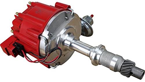 Dragon Fire High Performance Race Series Complete HEI Electronic Ignition Distributor Compatible Replacement for Pontiac 326 350 389 400 421 428 455 OEM Fit DP8-DF