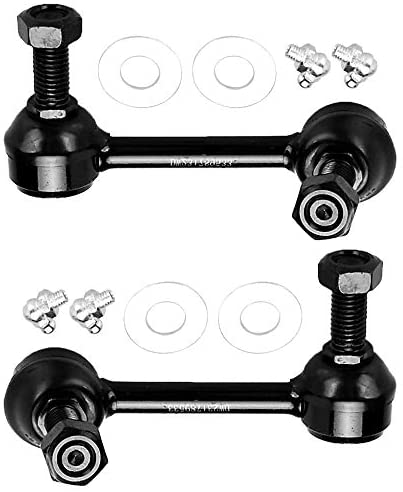 LSAILON 2pcs Front Sway Bar End Links Kit Fit for Buick Rainier for Chevy SSR Trailblazer EXT for GMC Envoy XL XUV for Isuzu Ascender for Oldsmobile Bravada for Saab 9-7x
