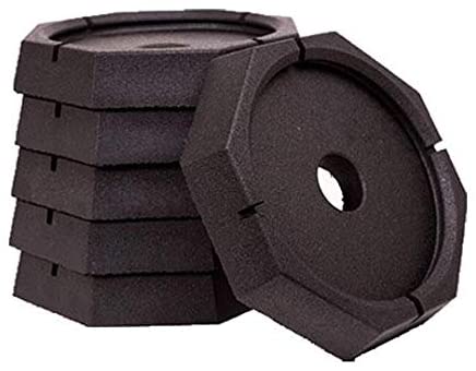 SnapPad Xtra Permanently Attached RV Leveling Jack Pad for 9 inch Round Landing Feet (4-Pack)