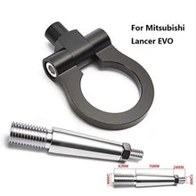 EPMAN Car Sport JDM Aluminum Forge Front Tow Hook Bar Front Rear for Mitsubishi Lancer EVO TK-RTHLPH006 (Sliver)