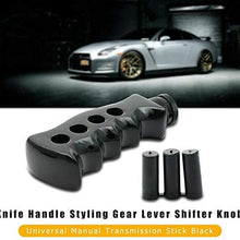 Universal aluminum shift knob, MACHSWON shift knob aluminum alloy with black length
