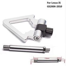 EPMAN Car Sport JDM Aluminum Forge Front Tow Hook Bar Front Rear for Lexus is GS 06-10 TK-RTHLPH019 (Sliver1)