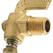 MACs Auto Parts 32-15505 Radiator Drain Cock - Reproduction - Offset Grip - 85 HP - Passenger