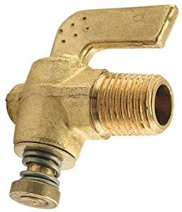 MACs Auto Parts 32-15505 Radiator Drain Cock - Reproduction - Offset Grip - 85 HP - Passenger