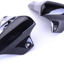 Bestem CBTR-SP1050-RDSP Carbon Fiber Radiator Spoilers for Triumph Speed Triple 1050 2008 – 2009