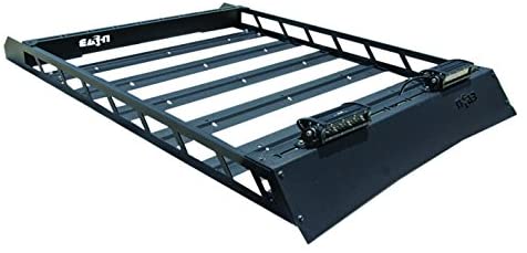N-Fab T102MRF Aluminum Modular Roof Rack Bolt On Textured Black Aluminum Modular Roof Rack