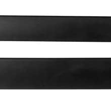 Crossbars Compatible With 2017-2018 Mazda CX-5, Factory Style Aluminum Cross Bar Roof Rack Black Cap Set By IKON MOTORSPORTS