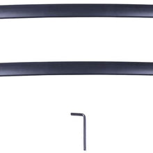 TUPARTS Cross Bars Roof Racks Aluminum Luggage Carrier Racks fit for 2011 2012 2013 2014 2015 2016 2017 2018 2019 2020 T-oyota Sienna