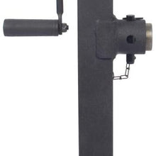 Trailer Valet Blackout Series 7K Side Wind Pipe Mount Jack 15"