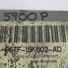 REUSED PARTS Theft-Locking Remote Keyless Entry 95-97 Explorer F57F15K602AD F57F-15K602-AD