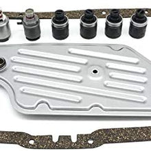 4R44E 4R55E 5R55E 5R44E 2WD Remanufactured Solenoid Kit Filter Set Shift TCC EPC A56420K1 Compatible with Ford