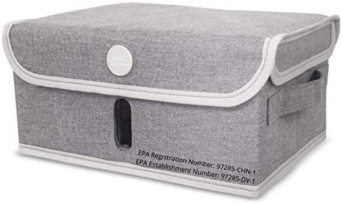 Voltage Automotive Foldable Disinfect Box for Camping Travel Sanitize Utensils Appliance Cleaning with UV Light Portable