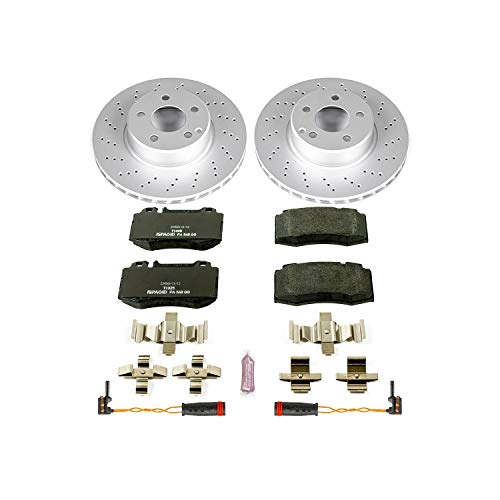 Power Stop ESK2932 Front Euro-Stop Brake Kit Mercedes