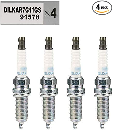 NEW -4PCS- DILKAR7G11GS NEW Laser Lridium Spark Plug 91578