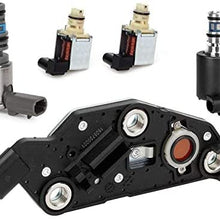 4T65E Transmission Master Shift Solenoid Kit Set TCC Replacement For GM VOLVO 1997-2002 (99176),for Chevrolet 2003-UP,for Buickb,10478124 24219819 24225825 74418E