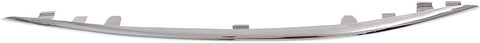 Bumper Molding compatible with Mercedes Benz C300 15-16 Front LH Outer Lower Chrome and Luxury Pkg. Sedan