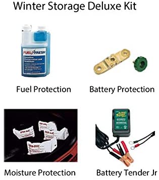 Eckler's Premier Quality Products 50-358356 Winter Storage Protection Kit, Deluxe With Side Post Battery