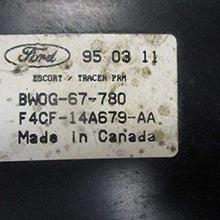 REUSED PARTS Chassis ECM Belt Under Driver Seat Fits 91-97 Escort F4CF-14A679-AA F4CF14A679AA