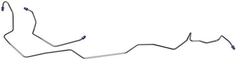 Inline Tube (V-7-3) Compatible with 1978-88 G-Body Right & Left Front Preformed Brake Lines Valve Hose OEM Steel 2pc