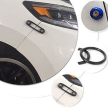 4x JDM Black Car Bumpers Trunk Fender Hatch Lids Quick Release Fasteners