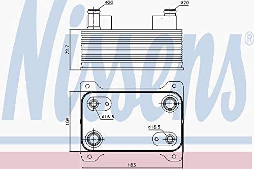 Nissens 90747 Oil Filled Radiator Automatic Transmission