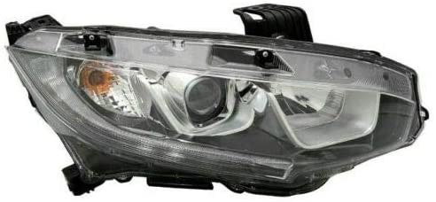 DEPO NSF 2016-2018 Civic Headlight Passenger Side Right Hand RH - 33100TBAA01 HO2503173