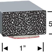 Steele Rubber Products - RV Peel N Stick Rectangular 1" x 5/8" - Sold and Priced per Foot - 70-0129-277