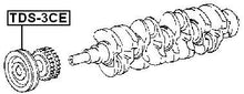 9010516079 - Crankshaft Pulley Engine 2C/3Ce For Toyota