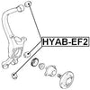 5271838000 - Arm Bushing (for Rear Assembly) For Hyundai/Kia - Febest