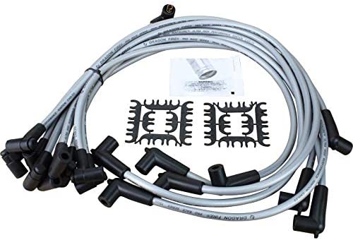 Dragon Fire ULTRA LOW 40 Ohm per/ft. Pro Series SBC BBC High Performance 10mm HEI Ignition Spark Plug Wire Set Compatible Replacement For HEI 283 305 307 327 350 383 396 400 427 454 Oem Fit PW350-PRO