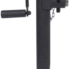 Trailer Valet Blackout Series 5K Side Wind Pipe Mount Jack 15"