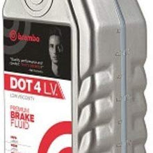 Brembo Premium Brake Fluid DOT 4 LV Low Viscosity L04210 - 1 Liter