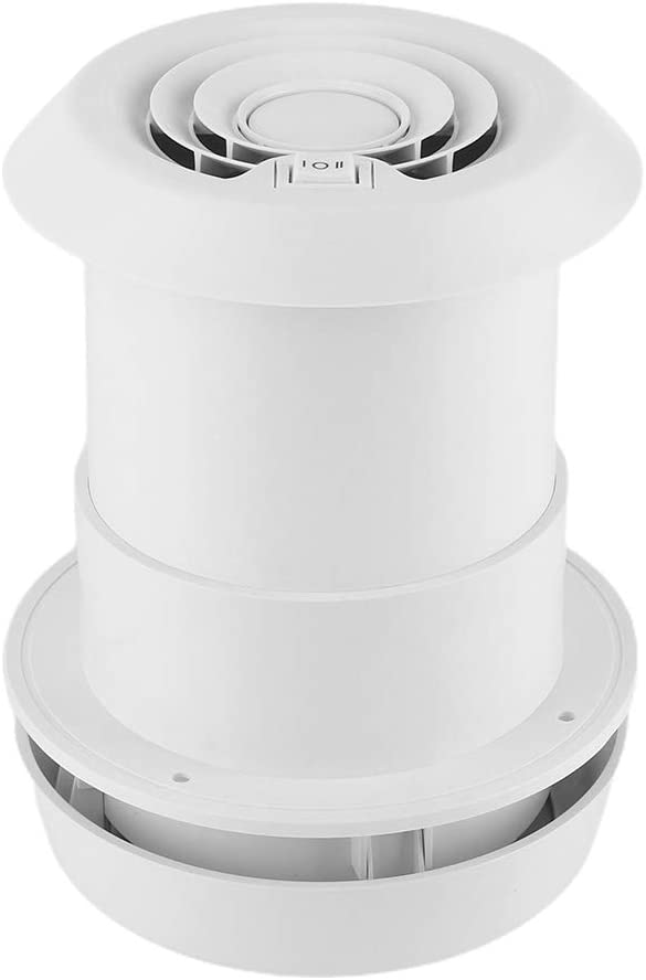 Qiilu RV Roof Air Vent, 24V Roof Fan Air Ceiling Cooling Ventilation Grille for Campers Motorhome Travel Trailer Van