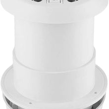 Qiilu RV Roof Air Vent, 24V Roof Fan Air Ceiling Cooling Ventilation Grille for Campers Motorhome Travel Trailer Van