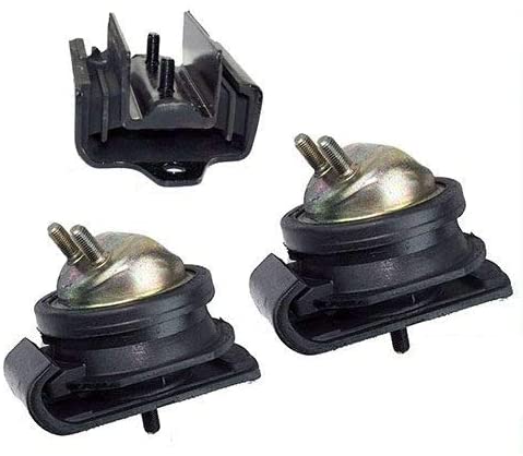K0366 Fits 1999-2004 Nissan Frontier 3.3L 4WD Front L & R & Transmission Mount Set 3 PCS : A7332, A7332, A7319