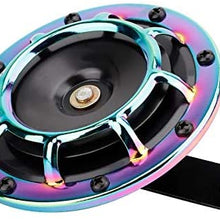 ZILMAKO 12V Universal Automobile Motorcycle Modified Multicolour Horn Speakers Klaxon Loudspeaker Claxon Motorcycle Accessories Metal