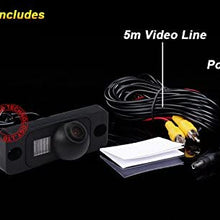 Navinio Backup Camera for Car, Waterproof Rear-View License Plate Car Rear Reverse Parking Camera for Mercedes Benz M-Class W164 W163