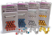 McGard 65457GDC Chrome/Gold SplineDrive Wheel Installation Kit (M12 x 1.5 Thread Size) - for 4 Lug Wheels