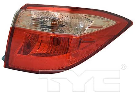 For 2017 Toyota Corolla Tail Light Passenger Side CAPA Certified Bulbs Included TO2805130 - Replaces 81550-02B00 ;CE|L|LE|LE ECO; Halogen