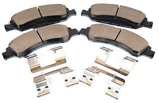ACDelco 171-0974 GM Original Equipment Front Disc Brake Pad Kit with Brake Pads and Clips