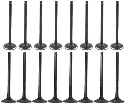 DNJ Exhaust Intake Valve Kit for 2001 to 2015 Lexus, Pontiac, Scion, Toyota L4 2.0L, 2.4L DOHC 16V EV922 X8 IV922 X8