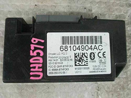 REUSED PARTS Communication LHD Telematics Bluetooth Module Fits 10-18 Wrangler 68104904AC