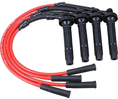 Dragon Fire Race Series High Performance Ignition Spark Plug Wire Set Compatible Replacement For 1999-2005 Subaru 2.2L 2.5L Oem Fit PWJ186