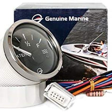 2" 52mm Electrical Water Tank Gauge - 12V Pure Liquid Meter 240-33 ohm Racing with Backlight Designed for Empty-Full Negative Ground Systems Includes a Resistor Change to 24V